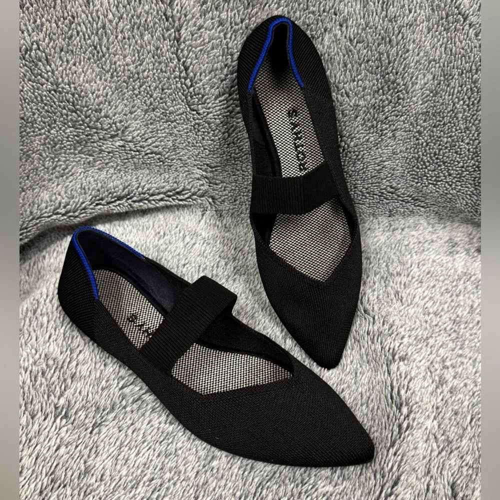 Rothy's Black Flats - Picture 1 of 7